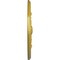 Ekena Millwork Alexa Ceiling Medallion (Canopies up to 5 5/8"), 30 3/4"W x 21 1/4"H x 3 7/8"ID x 1 5/8"P, Rich Gold CM21X30ALRGS - alternate 5